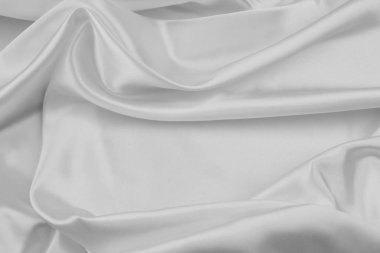 Beyaz ipek kumaş
