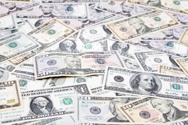 çeşitli Amerikan banknotlar