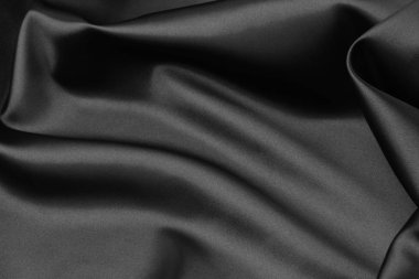 siyah ipek kumaş