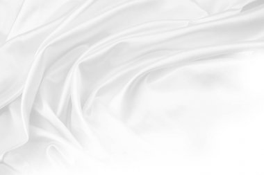 Beyaz ipek kumaş