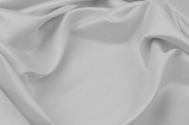 Beyaz ipek kumaş