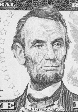 Abraham Lincoln banknot üzerinde