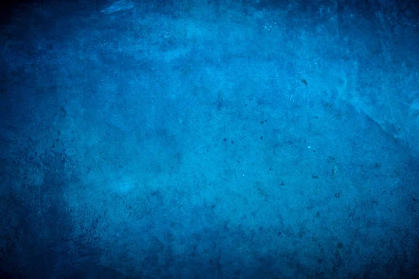 파랑 질감된 벽입니다. 어두운 가장자리 — 스톡 사진