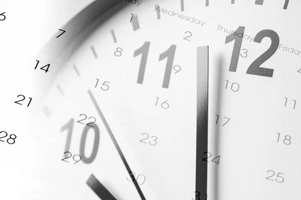 Orologio e calendario — Foto Stock