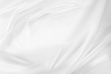 Beyaz ipek kumaş