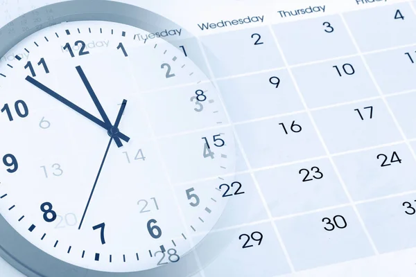 Reloj y calendario Imagen De Stock