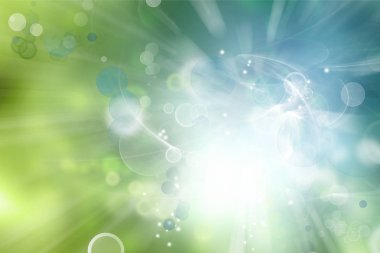 Arka plan mavi yeşil daireler soyut