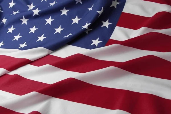 Falistego flaga Usa — Zdjęcie stockowe