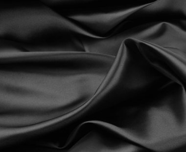 siyah ipek kumaş