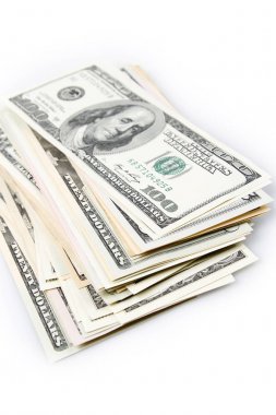 Amerikan banknotlar yığını