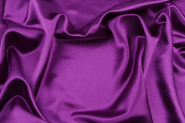 Tissu de soie violet — Photo