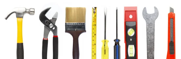 Tools on white — Stock Photo, Image