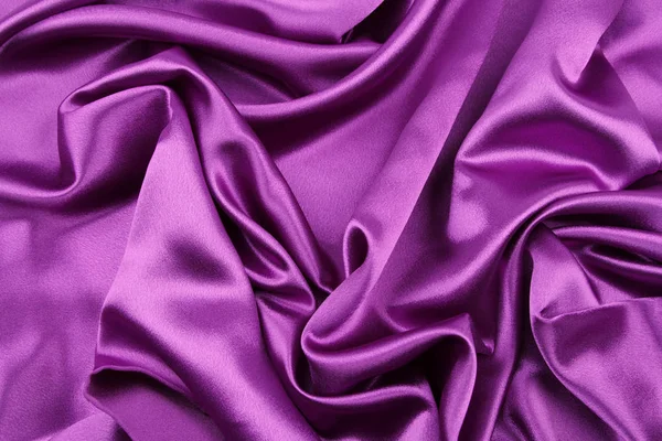 Tissu de soie violet — Photo