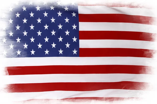 Spojené státy americké vlajky hvězdy a pruhy — Stock fotografie