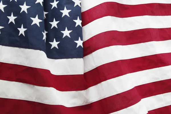 US-Flagge mit Sternen und Streifen — Stockfoto