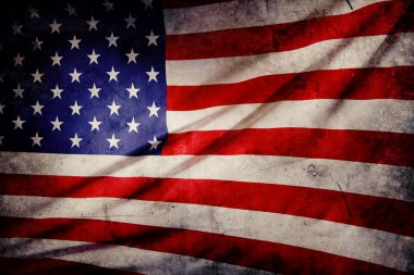 Grunge Amerikan bayrağı
