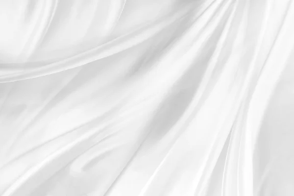 Witte zijde stof — Stockfoto