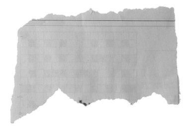 Yırtık kağıt parçası