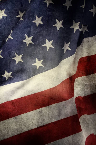 Grunge amerykańska flaga — Zdjęcie stockowe