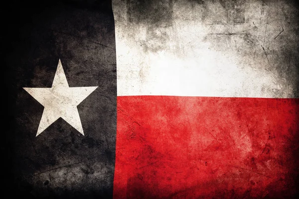 Grunge Texas Flagge — Stockfoto