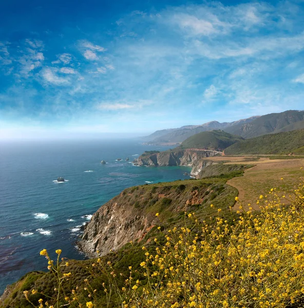 美国加州海岸线 — 图库照片