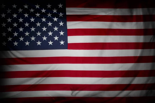 Detail vlajky USA — Stock fotografie
