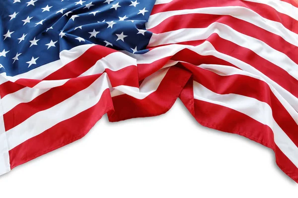 Bandera de EE.UU. en blanco — Foto de Stock