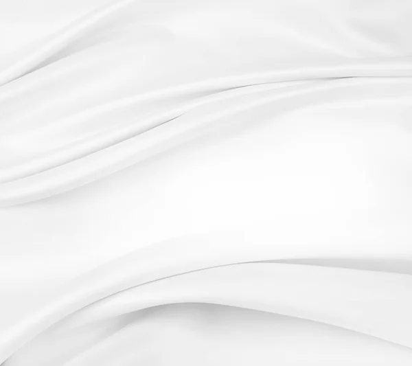 Bílé hedvábné tkaniny — Stock fotografie