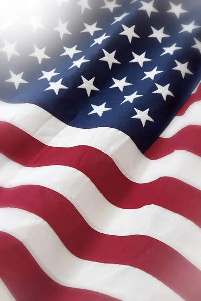 Флаг США крупным планом — стоковое фото