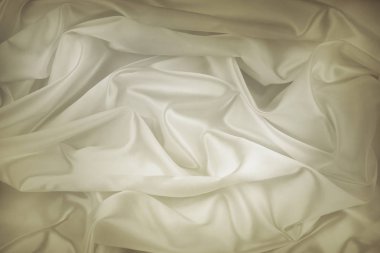 Kahverengi ipek kumaş