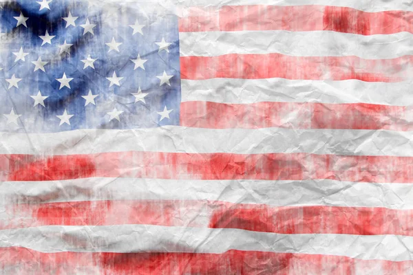 Americká vlajka s texturou — Stock fotografie