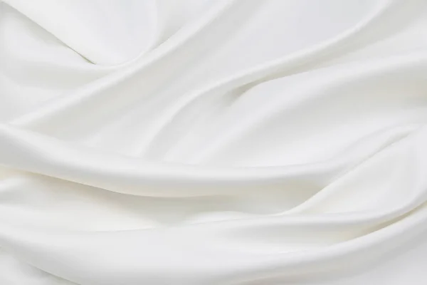 White silk fabric — Stock Photo, Image