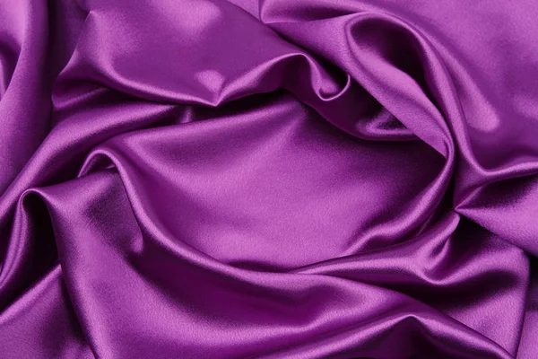 Tissu de soie violet — Photo