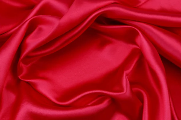 Red silk fabric Stock Picture