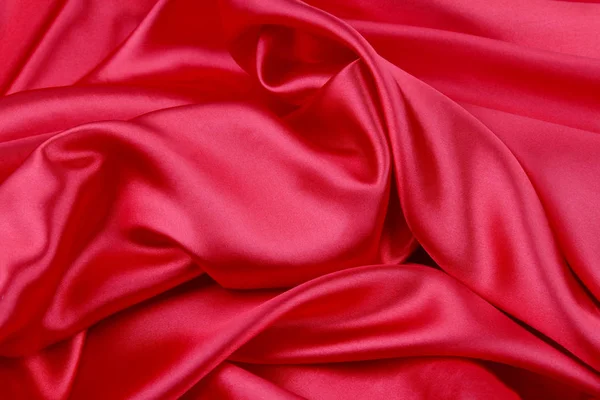 Tessuto di seta rossa — Foto Stock
