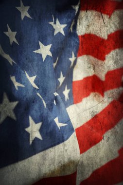Grunge Amerikan bayrağı