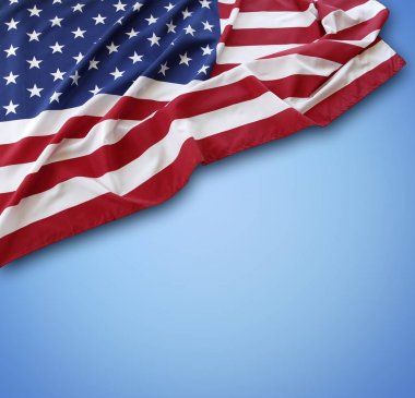 Amerikan bayrağı mavi