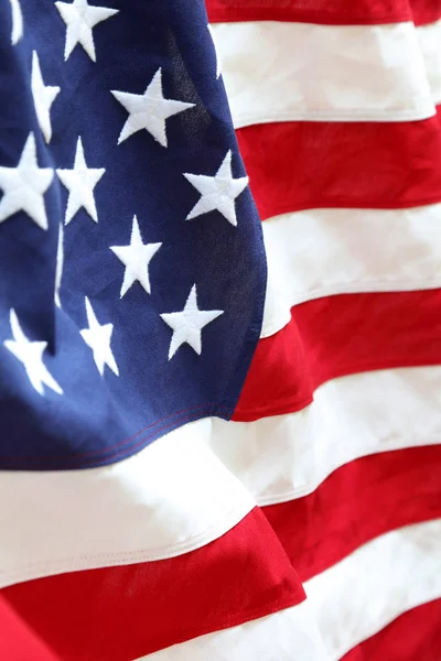 US-Flagge mit Sternen und Streifen — Stockfoto