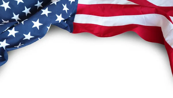 白のアメリカ国旗 — ストック写真