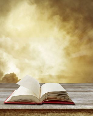 tablo üzerinde kitap