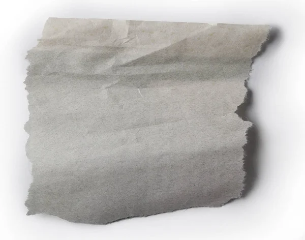 Обрізаний шматок паперу — стокове фото