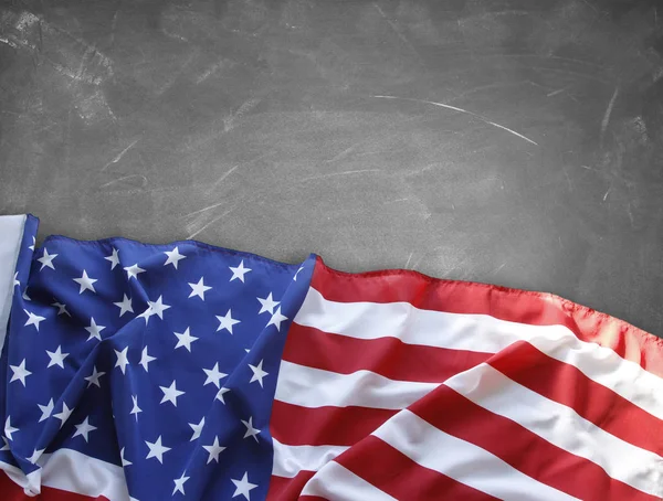 Flagge auf Tafel — Stockfoto