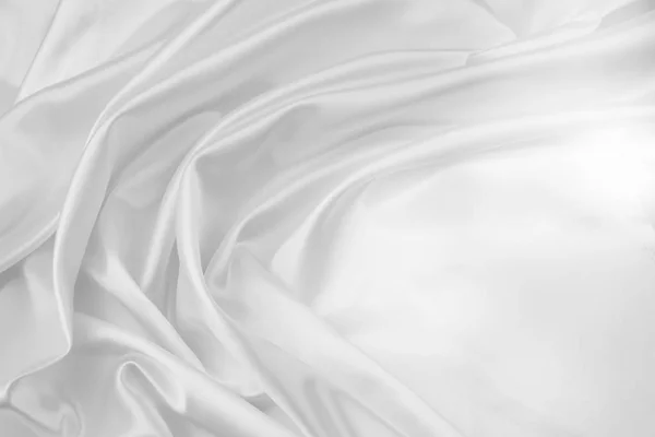 White silk fabric — Stock Photo, Image