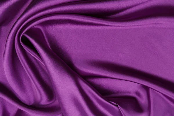 Tecido de seda roxa — Fotografia de Stock