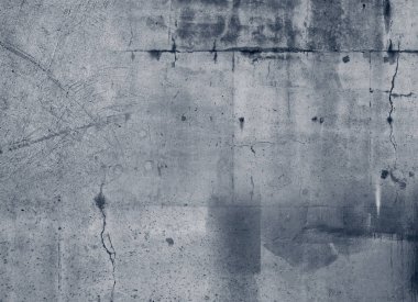 Mavi beton duvar
