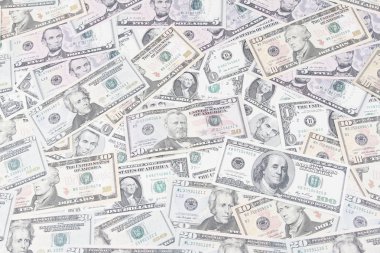 çeşitli Amerikan banknotlar