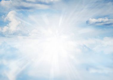 Gökyüzünde ışınları