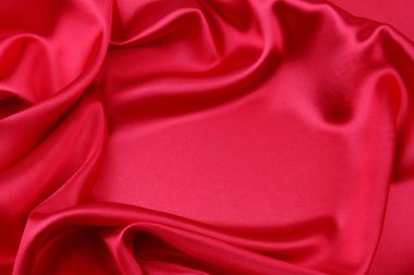 Kırmızı ipek kumaş