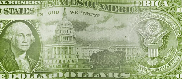 Karışık Amerikan banknotlar kompozit — Stok fotoğraf