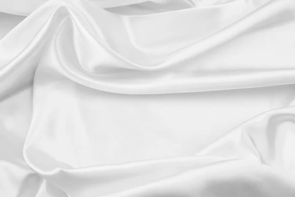 White silk fabric — Stock Photo, Image